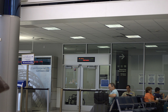 Waited at the correct gate the next day