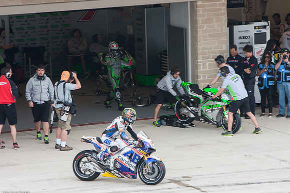 Drive M7 Aspar and Cardion AB Garage, Friday warm up, Austin MotoGP 2014