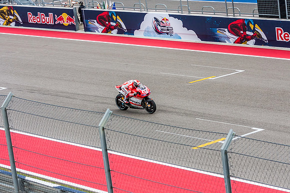 Dovizioso, Friday warm up, Austin MotoGP 2014