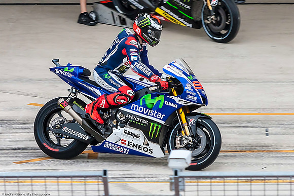 Lorenzo, Friday warm up, Austin MotoGP 2014
