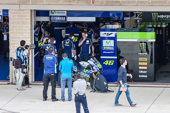 Rossi's Garage, Friday warm up, Austin MotoGP 2014