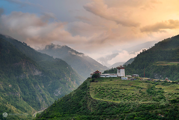 Dzong in Haa, Bhutan